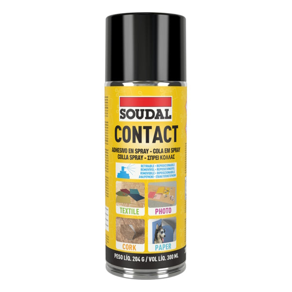 SOUDAL CONTACT ADHESIVE COLLA SPRAY ML300