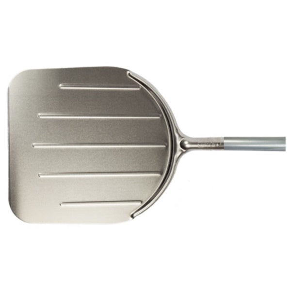 FALCI PALA PER PIZZA ALLUMINIO CM32X34 CON MANICO ACCIAIO CM175
