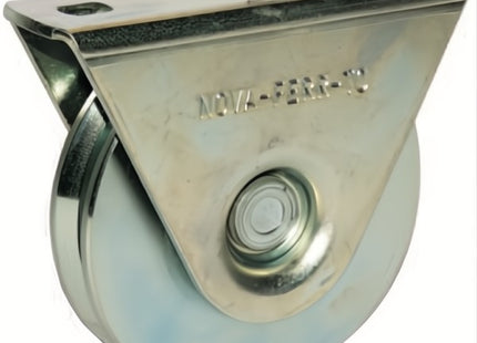 NOVA-FERR RUOTA ZINCATA GOLA AD Y D.MM 70 1 CUSCINETTO SUPPORTO FISSO