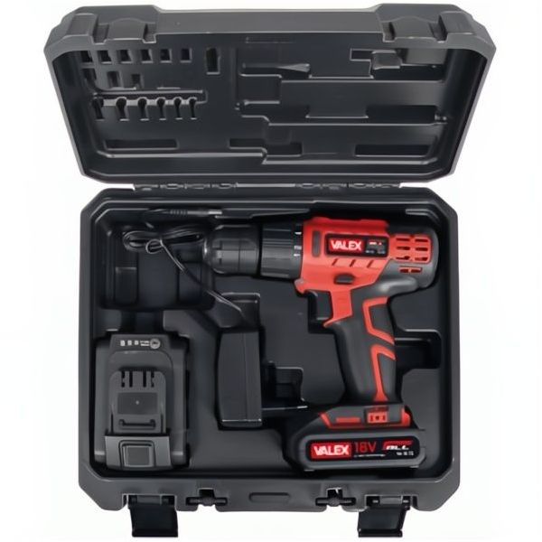 VALEX TRAPANO AVVITATORE A BATTERIA 18V 1,5AH ART. M-TA B 18 K1*