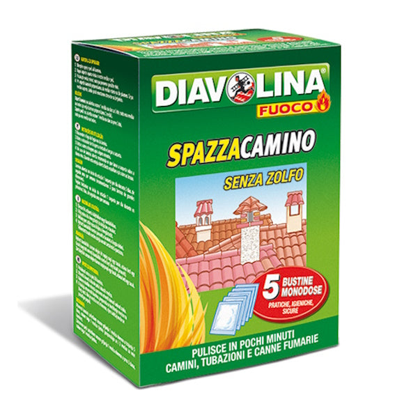 DIAVOLINA SPAZZACAMINO BUSTINE MONODOSE CONF.DA PZ5
