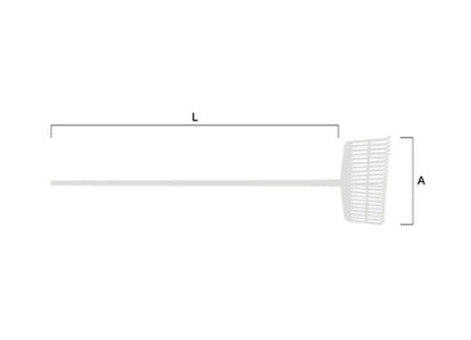 AUSTRALIAN RASTRELLO 14 DENTI CURVI CON RINFORZO E MANICO IN LEGNO CM150