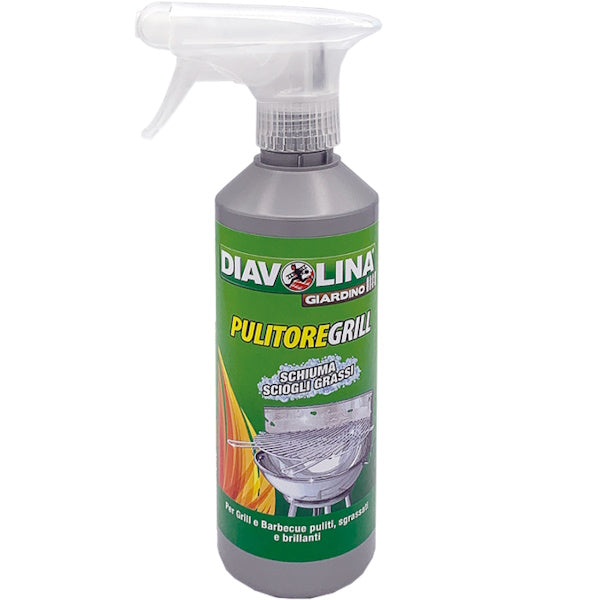 DIAVOLINA GIARDINO PULITORE GRILL SCHIUMA SCIOGLI GRASSI ML500