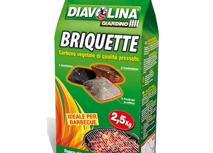 DIAVOLINA GIARDINO BRIQUETTE CONF.DA KG 2,5