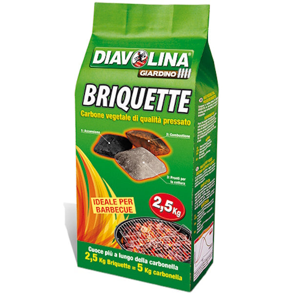 DIAVOLINA GIARDINO BRIQUETTE CONF.DA KG 2,5