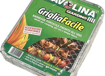 DIAVOLINA GIARDINO GRIGLIA FACILE PRATICO BARBECUE PORTATILE