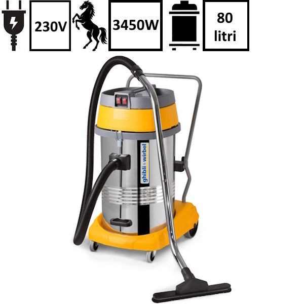 GHIBLI ASPIRATORE SOLIDI-LIQUIDI AS 600 IK CBN 3 MOTORI W3450 LT 80
