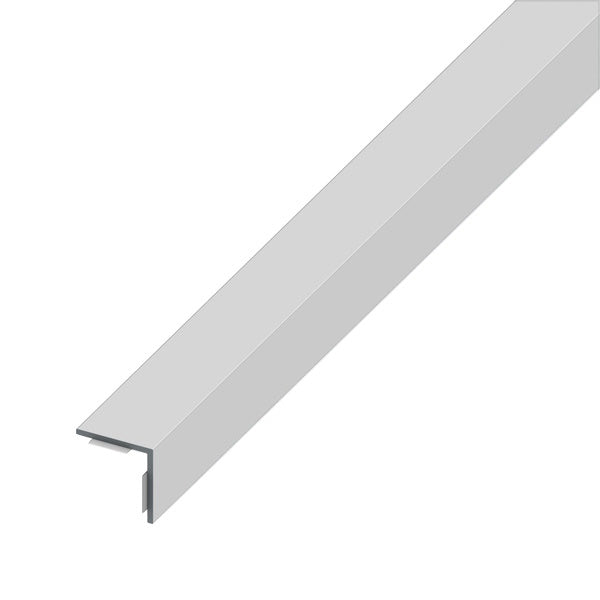 ALFER ANGOLARE LATI UGUALI ADESIVO PVC BIANCO MM25X25X1 MT2,5