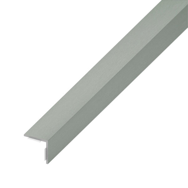ALFER ANGOLARE LATI UGUALI ADESIVO PVC TITANIO MM20X20X1,5 MT2,5