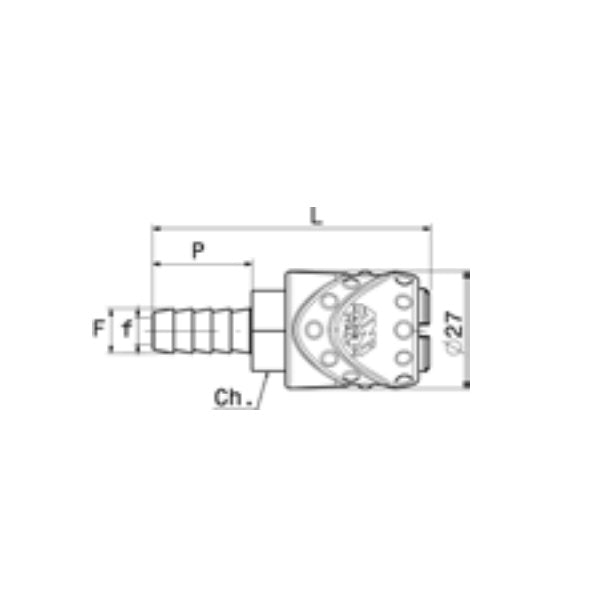 ANI ART. 17/E RUBINETTO RAPIDO UNIVERSALE A SFERE CON RESCA