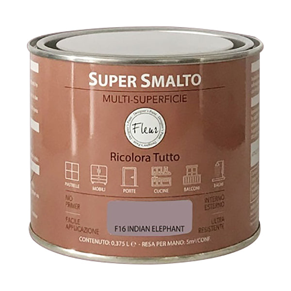 FLEUR SUPER SMALTO MULTI-SUPERFICIE F16 INDIAN ELEPHANT