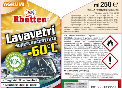 RHUTTEN LAVAVETRI SUPERCONCENTRATO -60° DA ML250