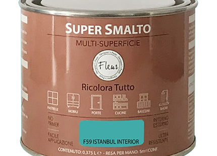 FLEUR SUPER SMALTO MULTI-SUPERFICIE F59 ISTANBUL INTERIOR LT 0,375
