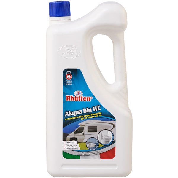 RHUTTEN AKQUA BLU WC CAMPER DISGREGANTE ANTIFERMENTATIVO FLACONE LT2