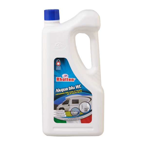 RHUTTEN AKQUA BLU WC CAMPER DISGREGANTE ANTIFERMENTATIVO FLACONE LT2