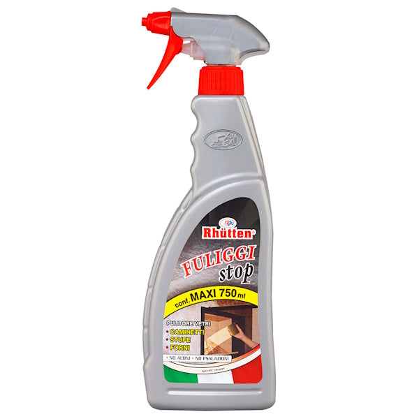 RHUTTEN FULIGGI STOP RIMUOVI FULIGGINE DA VETRI CAMINI SPRAY ML750