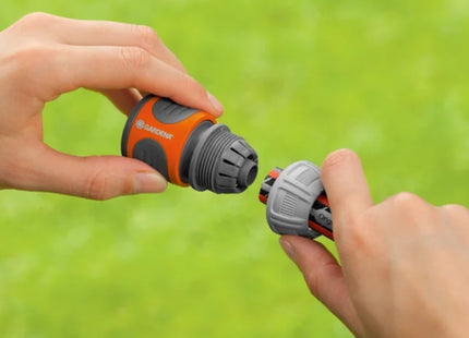 GARDENA 18215 RACCORDO RAPIDO TUBO MM13 (1/2") - MM15 (5/8")