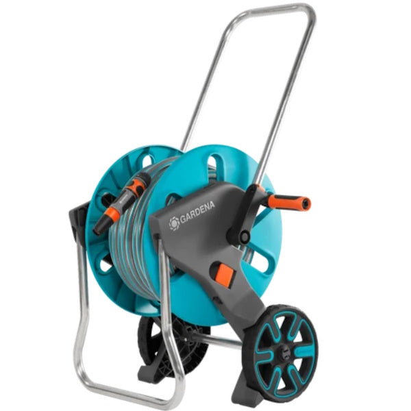 GARDENA 18512 SET CARRELLO AVVOLGITUBO CLEVERROLL M CON TUBO DA MT25