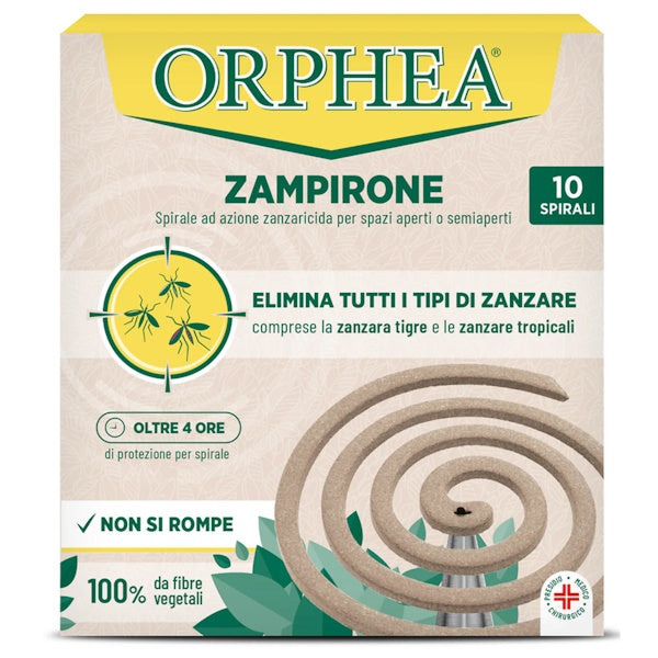 ORPHEA ZAMPIRONE A SPIRALE ZANZARICIDA CONFEZIONA DA PZ.10