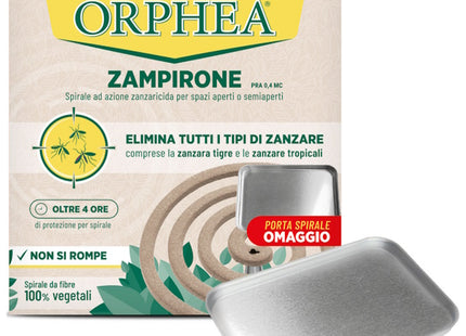 ORPHEA ZAMPIRONE A SPIRALE ZANZARICIDA CONFEZIONE DA PZ.10+10