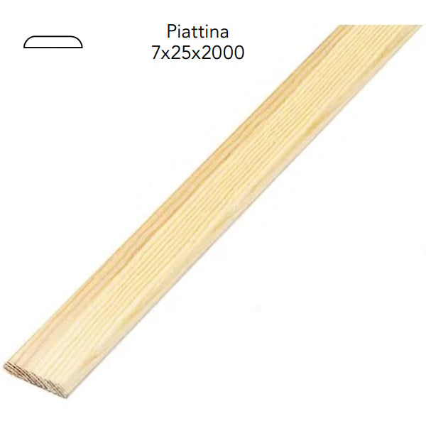 PIRCHER PIATTINA PINO GREZZO MM7X25X2000