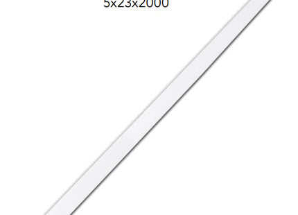 PIRCHER CORNICE LISCIA LEGNO MASSELLO LUCIDATO BIANCO MM5,0X23X2000*