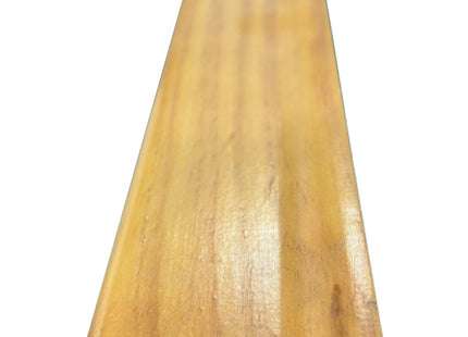 PIRCHER BATTISCOPA CON PIEDE IN LEGNO LUCIDATO ROVERE MM14X70X3000*