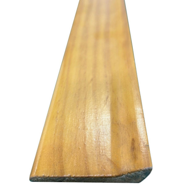 PIRCHER BATTISCOPA CON PIEDE IN LEGNO LUCIDATO ROVERE MM14X70X3000*