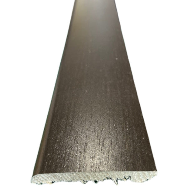 PIRCHER BATTISCOPA IN ABETE GIUNTATO RIVESTITO NOCE SCURO