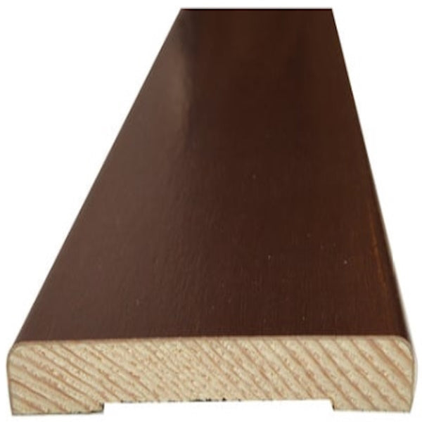 PIRCHER COPRIFILO IN ABETE GIUNTATO RIVESTITO NOCE SCURO MM10X70X2250