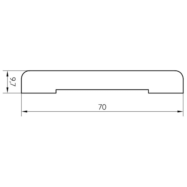 PIRCHER COPRIFILO IN ABETE GIUNTATO RIVESTITO CILIEGIO MM10X70X2250