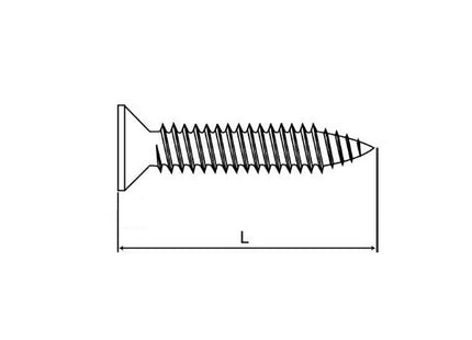 FRIULSIDER VITE AUTOFILETTANTE AF-STEEL TSP ZINCATA BIANCA D.MM 4,2X45