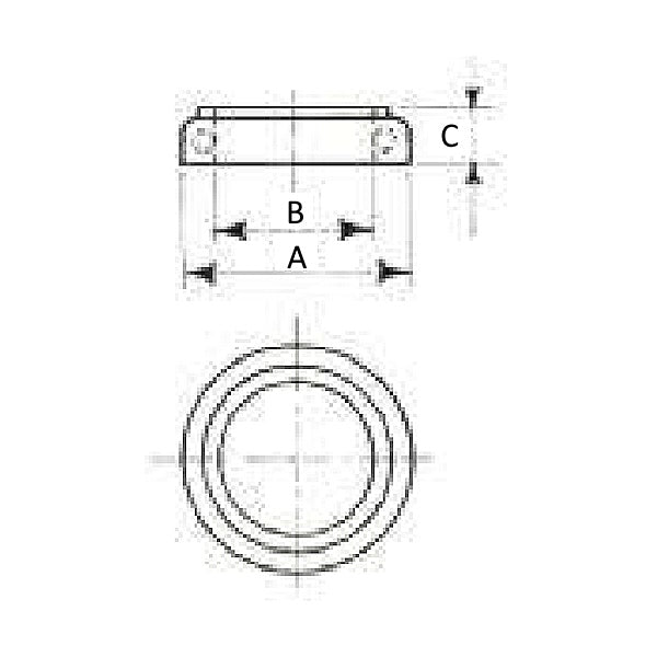 NOVA-FERR CUSCINETTO REGGISPINTA IN ACCIAIO ZINCATO D.MM20X28,5