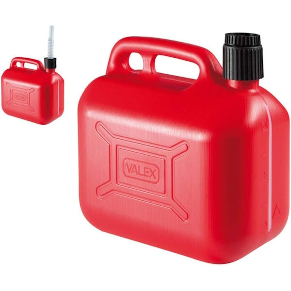 VALEX TANICA PER BENZINA CON TRAVASATORE FLESSIBILE IN POLIETILENE