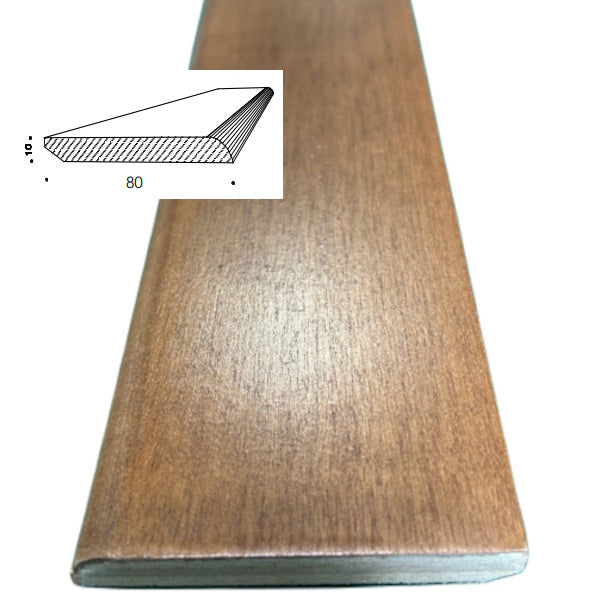 PIRCHER BATTISCOPA IN AYOUS RIVESTITO LISCIO TANGANICA MM10X80X2400