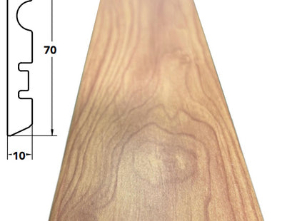 PIRCHER BATTISCOPA IN MDF CILIEGIO MM10X70X2400