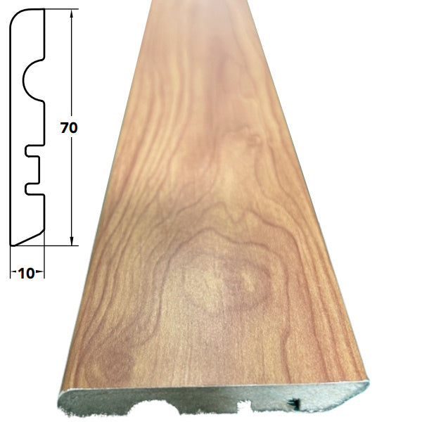 PIRCHER BATTISCOPA IN MDF CILIEGIO MM10X70X2400