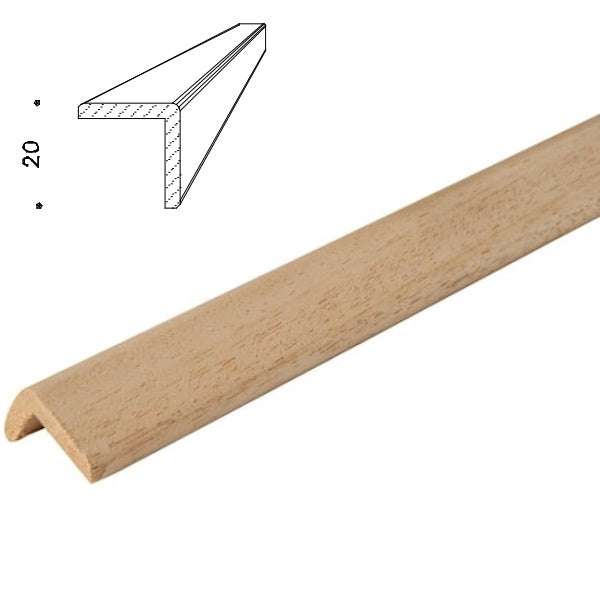 PIRCHER PARASPIGOLO IN AYOUS LISCIO GREZZO MM20X20X3000