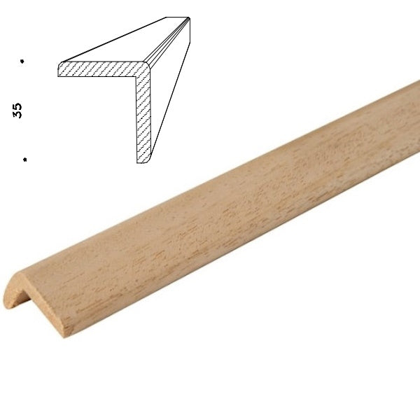 PIRCHER PARASPIGOLO IN AYOUS LISCIO GREZZO MM35X35X3000
