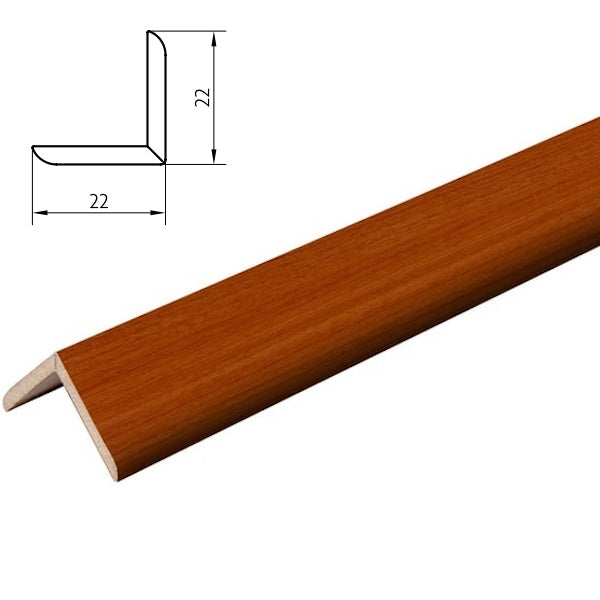 PIRCHER PARASPIGOLO IN MDF CILIEGIO MM22X22X2700