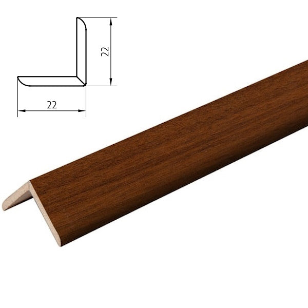 PIRCHER PARASPIGOLO IN MDF NOCE MM22X22X2700