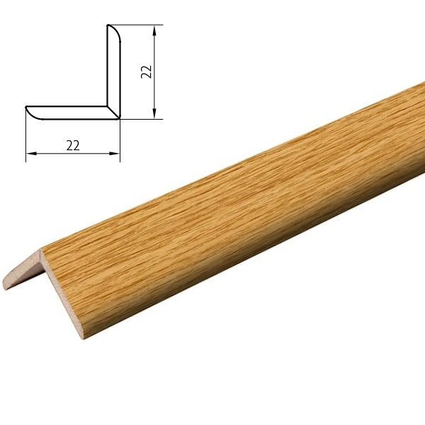 PIRCHER PARASPIGOLO IN MDF ROVERE MM22X22X2700