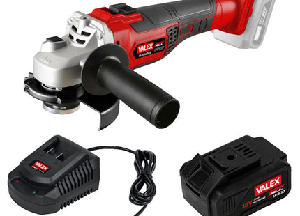 VALEX SMERIGLIATRICE ANGOLARE DA 115/125 A BATTERIA 18V 3,0AH M-SMA B18