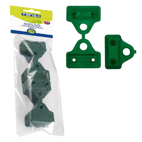 TENAX CLIPS PER RETE ART. CLIPS 50 CM 5 COLORE VERDE CONF.DA PZ12