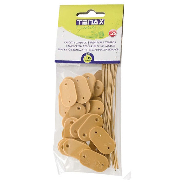 TENAX FASCETTE PER CANNICCI COLORE NATURALE MM150 CONF.DA PZ26