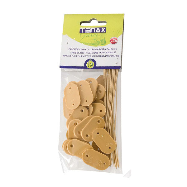TENAX FASCETTE PER CANNICCI COLORE NATURALE MM150 CONF.DA PZ26
