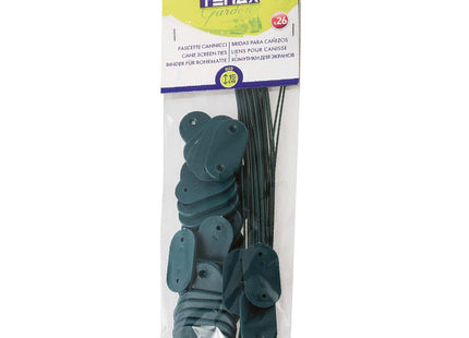 TENAX FASCETTE PER CANNICCI COLORE VERDE MM150 CONF.DA PZ26