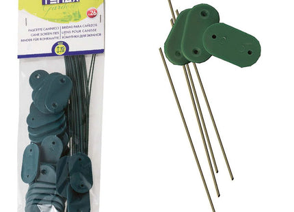 TENAX FASCETTE PER CANNICCI COLORE VERDE MM150 CONF.DA PZ26