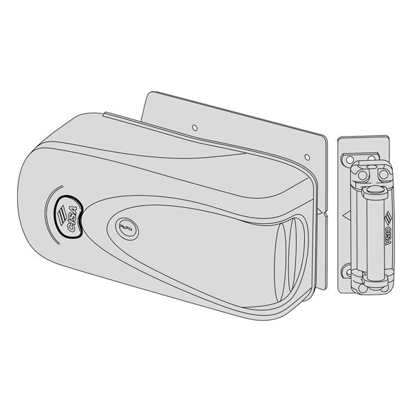 CISA ELETTROSERRATURA DA APPLICARE ELETTRIKA CON PULSANTE AMBIDESTRA