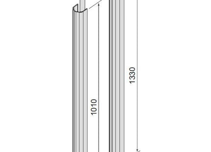 CISA KIT ASTE RIGIDE PER MANIGLIONI ALPHA